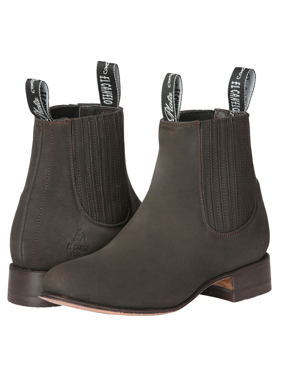 Canelo Charro Boot - Nobuck Brown 34291