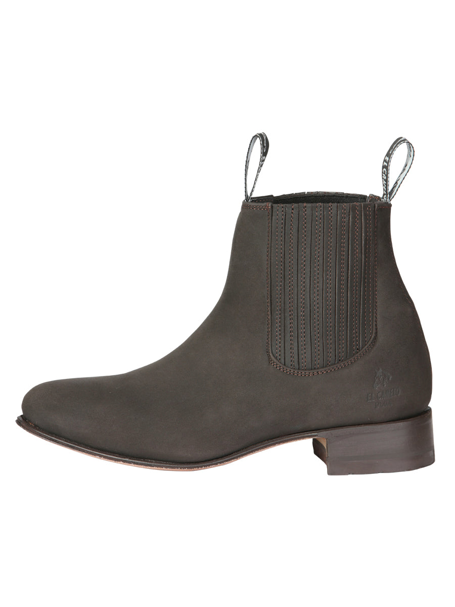 Canelo Charro Boot - Nobuck Brown 34291