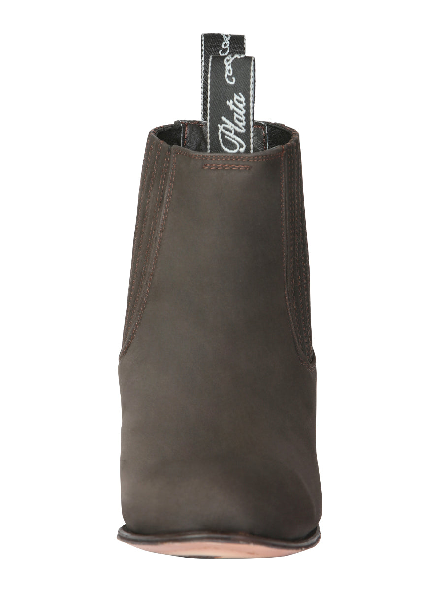 Canelo Charro Boot - Nobuck Brown 34291
