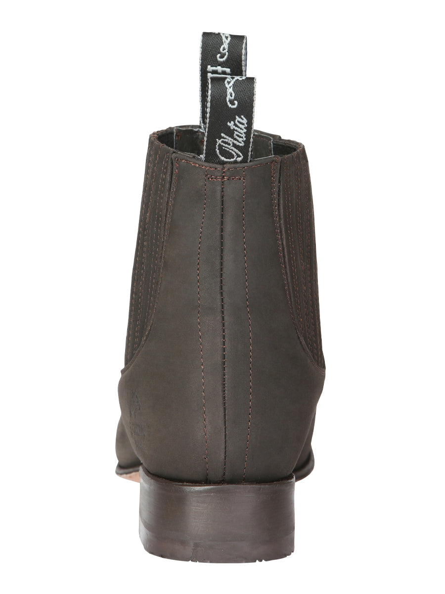 Canelo Charro Boot - Nobuck Brown 34291