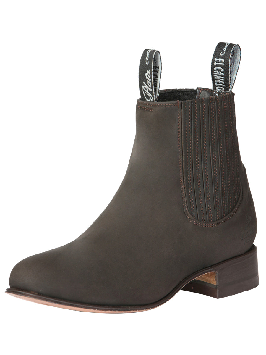 Canelo Charro Boot - Nobuck Brown 34291