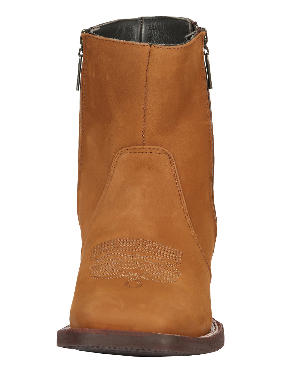El Canelo Men’s Ankle Boots - Nobuck Taupe 45212