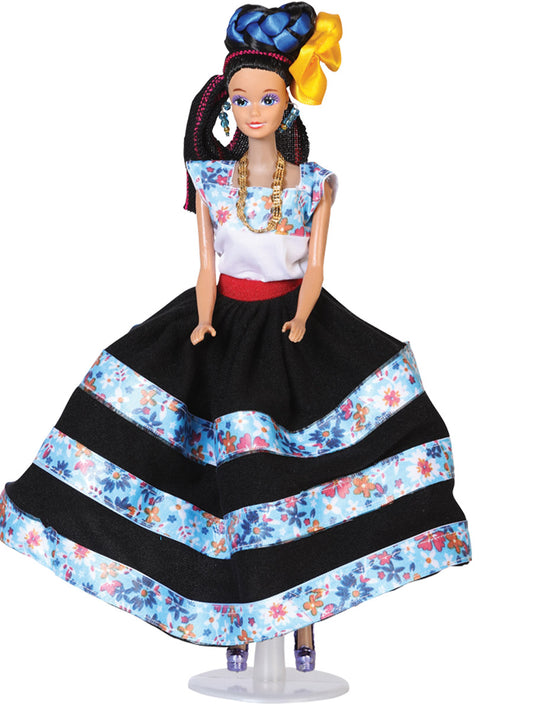 Artisanal Decorative Doll Mexican State Michoacan Multicolor  601917